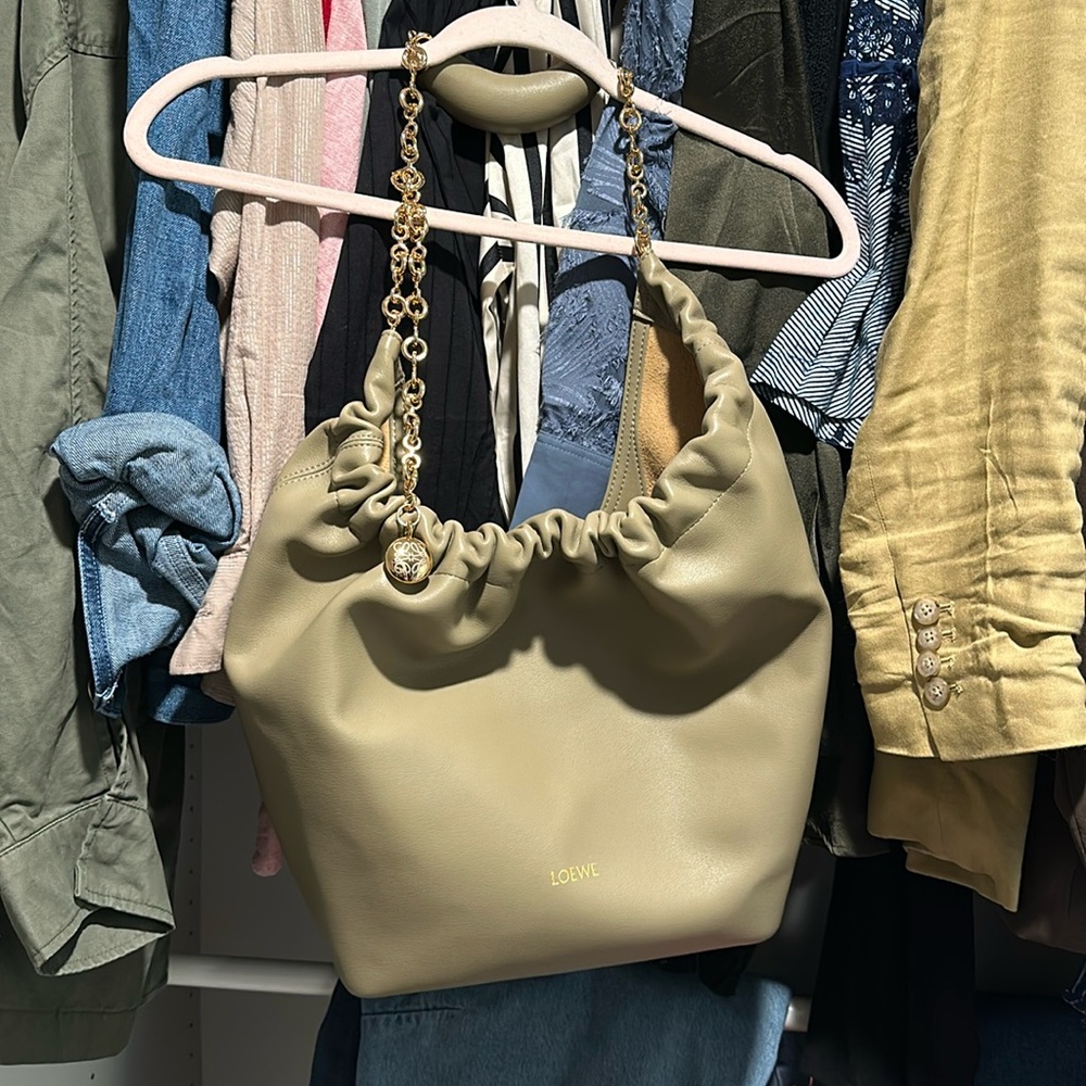 Green hobo bag